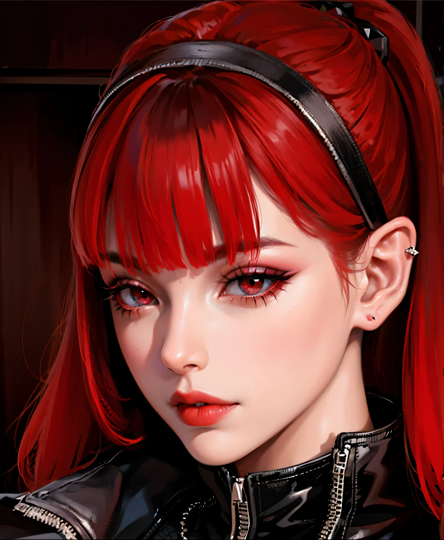 ((masterpiece, top quality, Super Definition, a high resolution)), One, Beautiful girl, Shining eyes, Perfect eyes, five fingers of the hand, Silver Theme, big breasts high detail