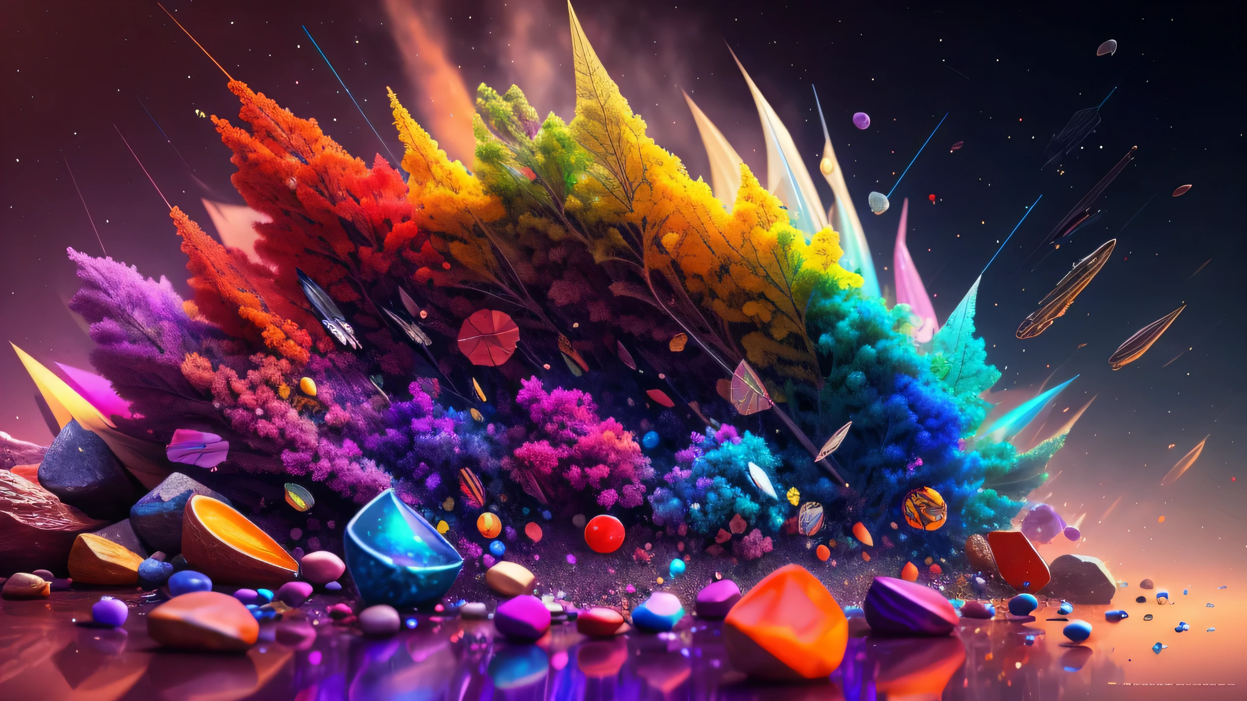 universe, colorful, atmospheric colours, realistic, high quality, sharp focus, high details,