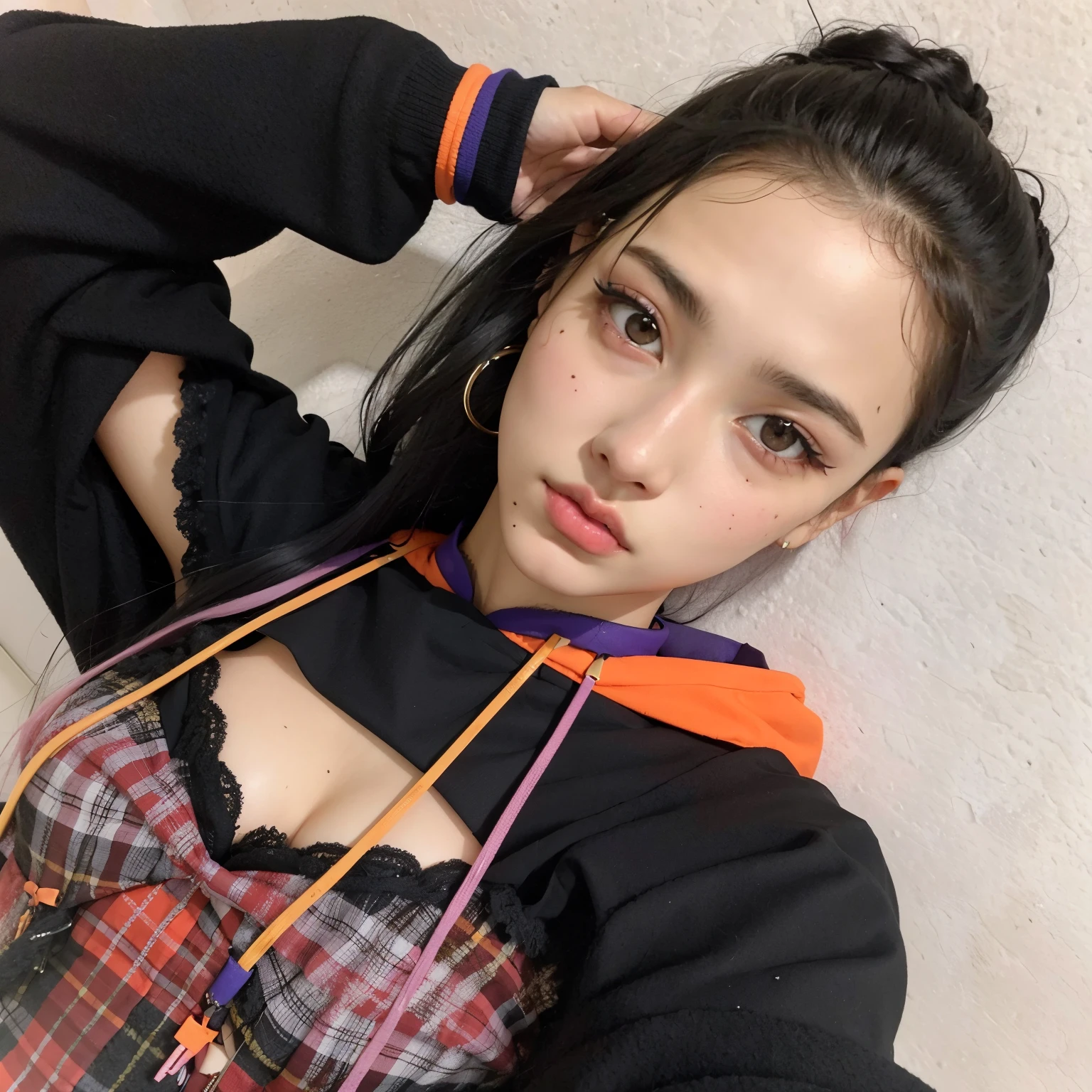 mulher arafada com jaqueta preta e vestido xadrez, Jisoo do Blackpink, Jisoo do Blackpink, retrato de jisoo blackpink, jossi do blackpink, tzuyu de duas vezes, Ulzzang, heonhwa choe, portrait of jossi do blackpink, parque roseanne de blackpink, Kiko Mizuhara, Yoshitomo Nara