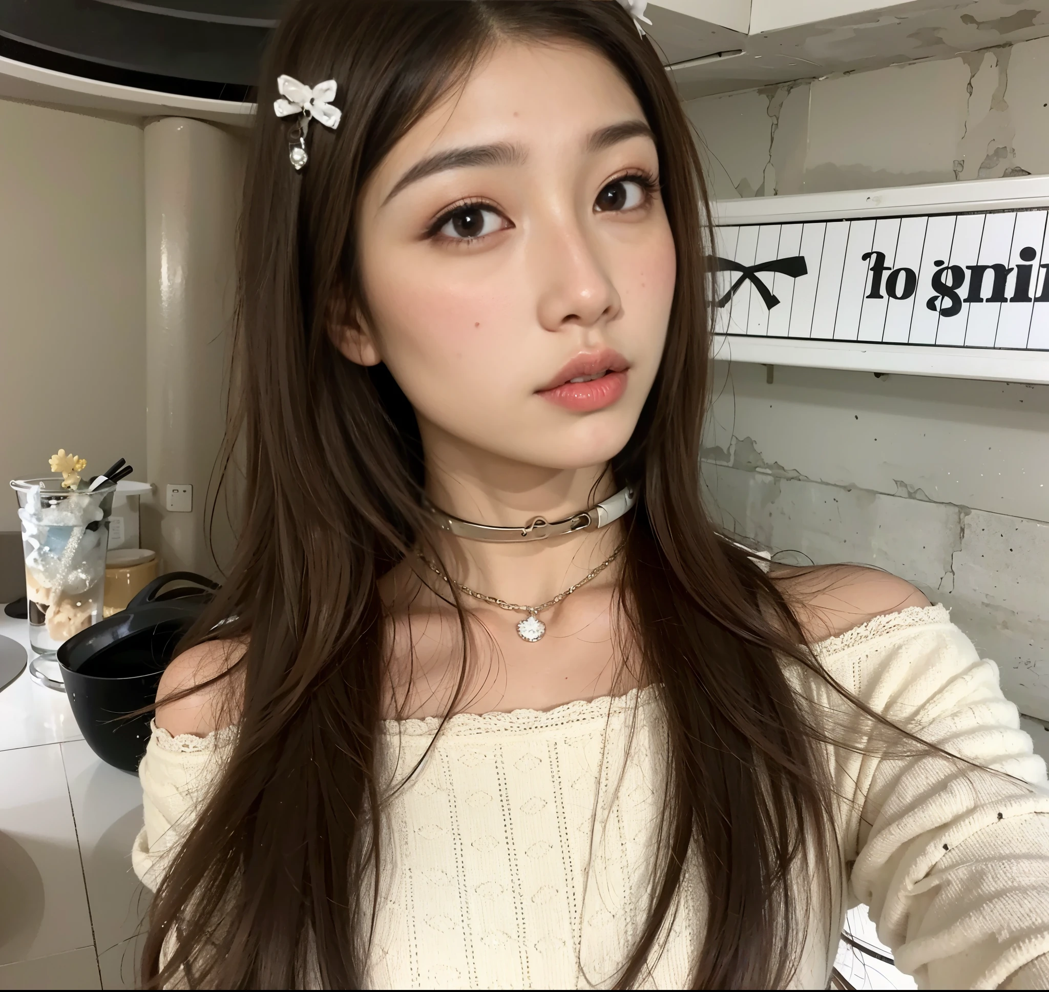 um close up de uma mulher com cabelos longos usando um top branco, Ulzzang, young lovely korean face, linda jovem coreana, Menina coreana, linda jovem coreana, Rosto bonito das meninas japonesas, young pale and beautiful asian face, o corte Hime, Jinyoung Shin, linda mulher sul-coreana, bae suzy, jaeyeon nam, chiho, adorable and pale korean face