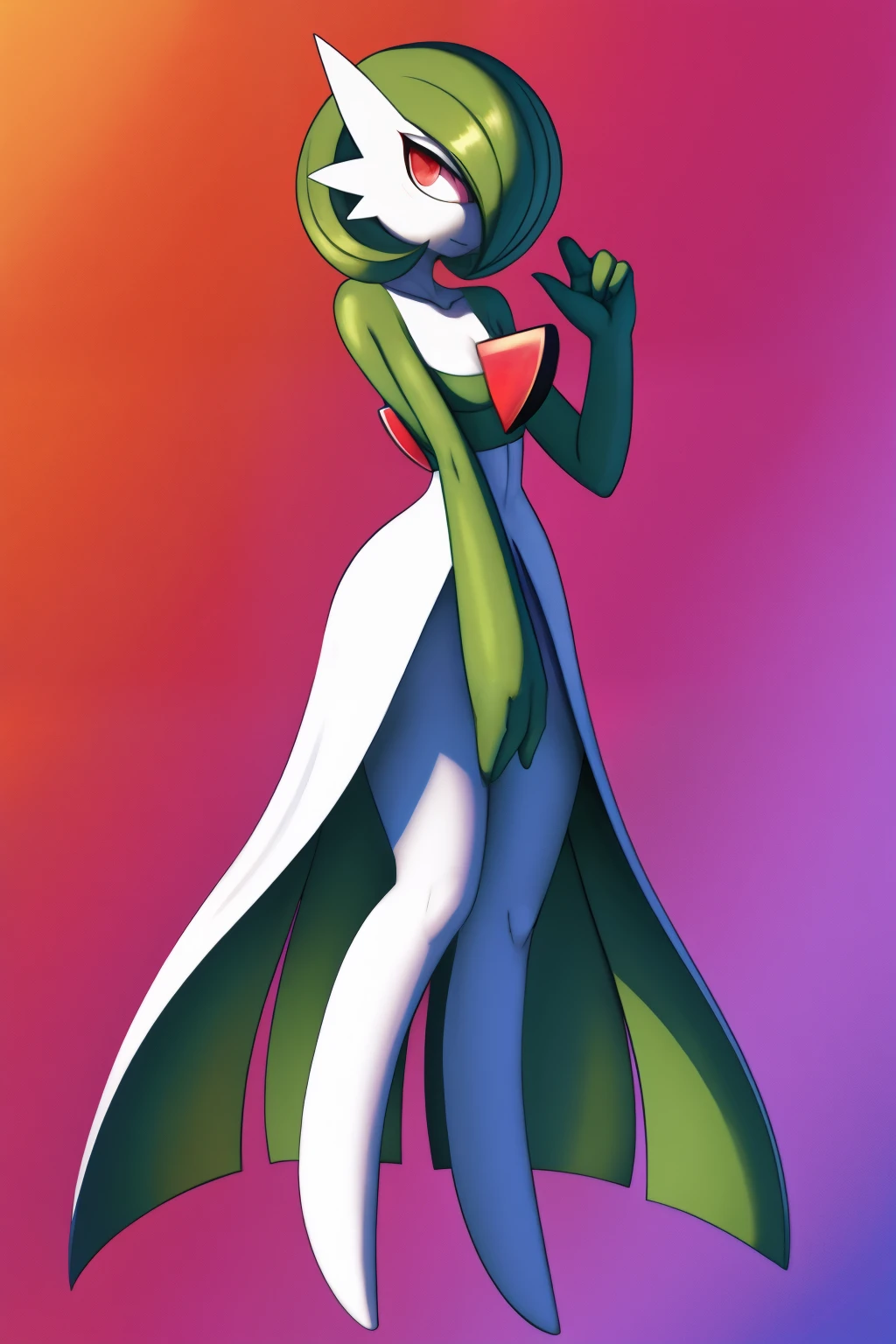 Gardevoir, empty eyes, hollow eyes, enchanted, entraced, hypnotized