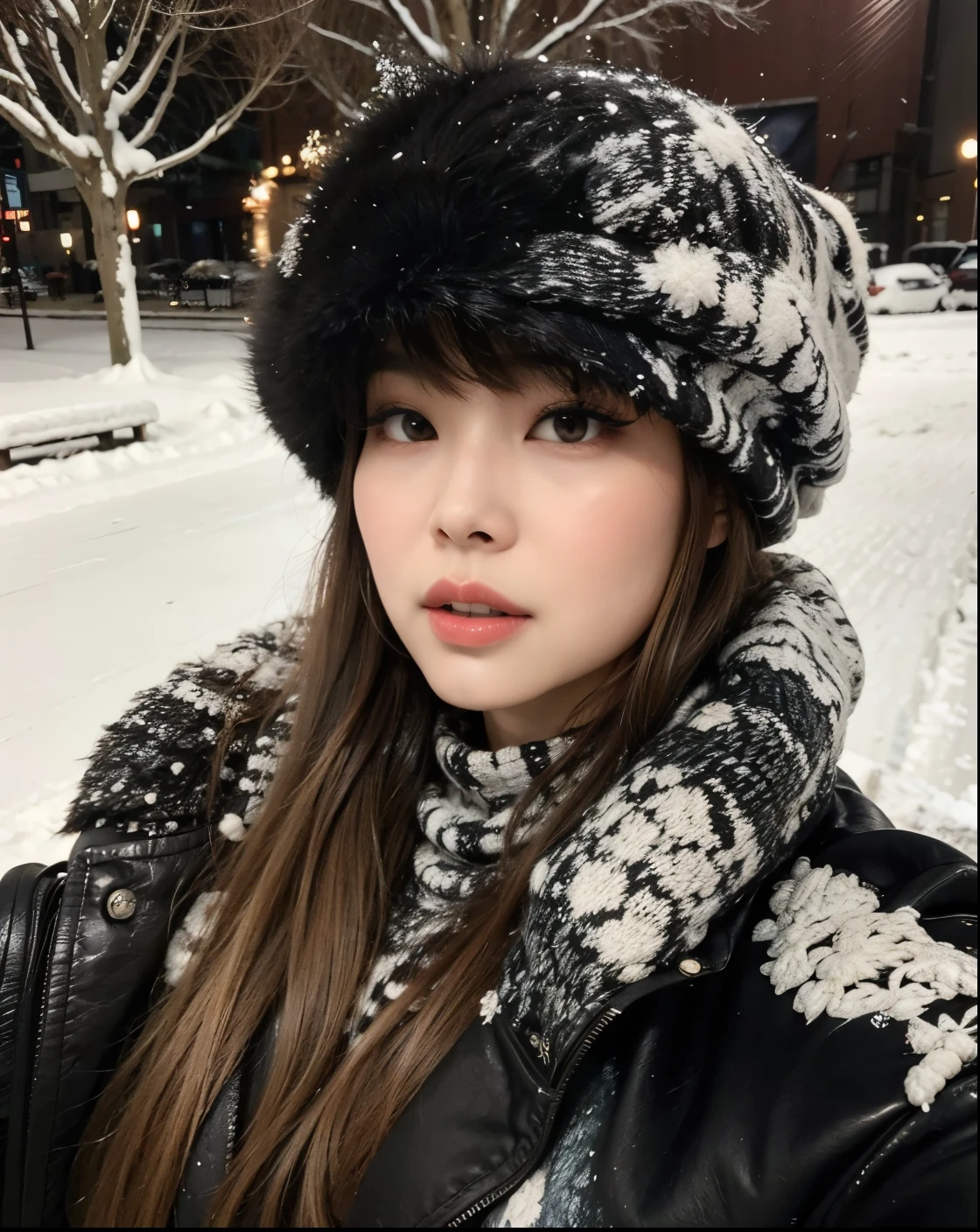 jennie on a snowy day 