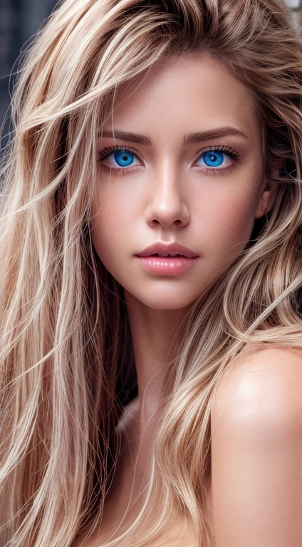 high quality, best quality, photo-realistic, raw-photo, realistic, ultra realistic 8k cg, ultra-detailed, High definition, masterpiece, 1girl, long hair, blonde hair, blue eyes, detaile face and eyes, close-up, intricate details, detailed texture, finely detailed,