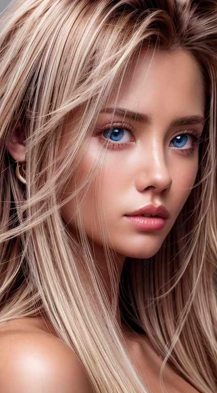 high quality, best quality, photo-realistic, raw-photo, realistic, ultra realistic 8k cg, ultra-detailed, High definition, masterpiece, 1girl, long hair, blonde hair, detaile face and eyes, close-up, intricate details, detailed texture, finely detailed,
