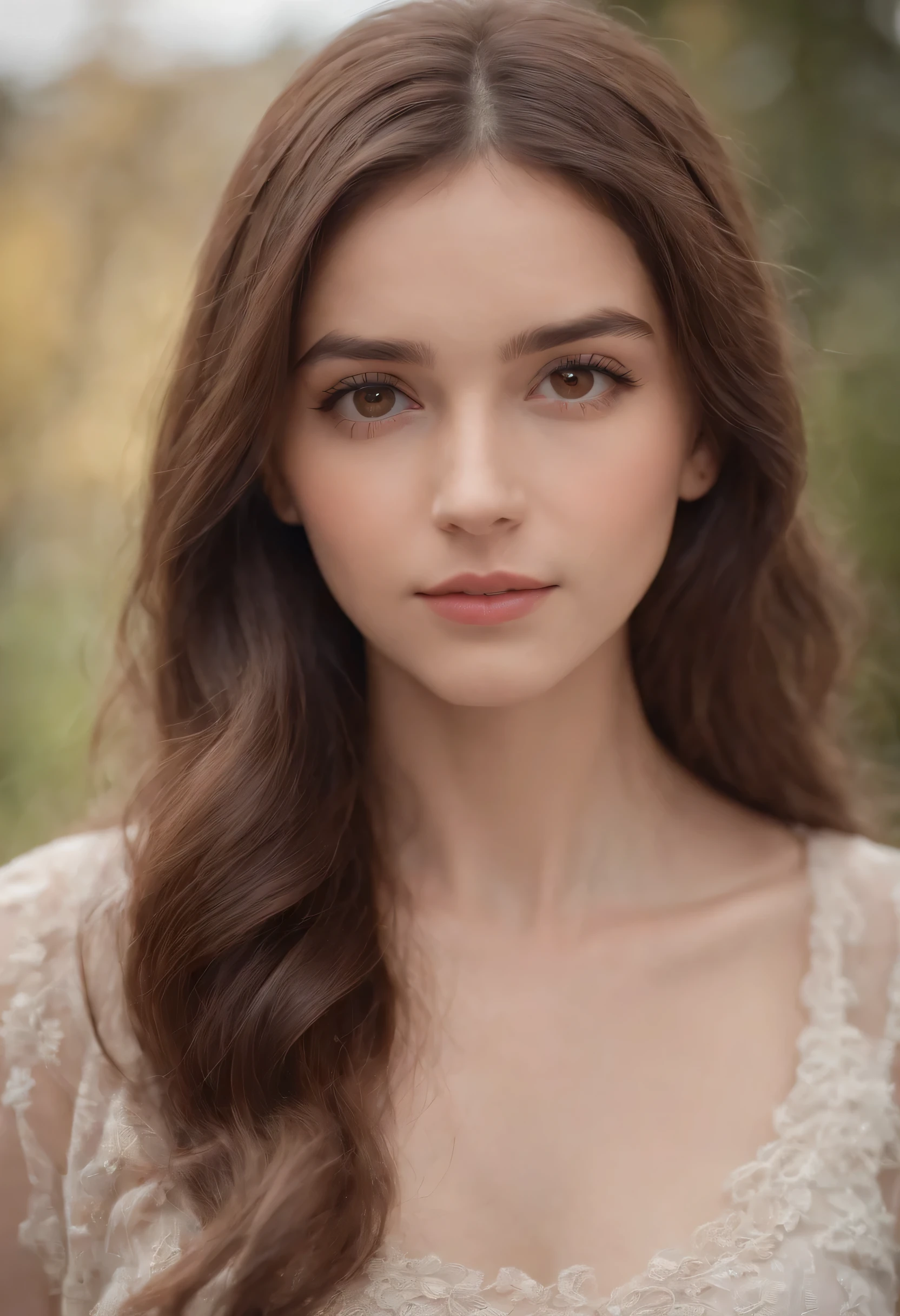 1girl, brunette, brown eyes, long hair, 