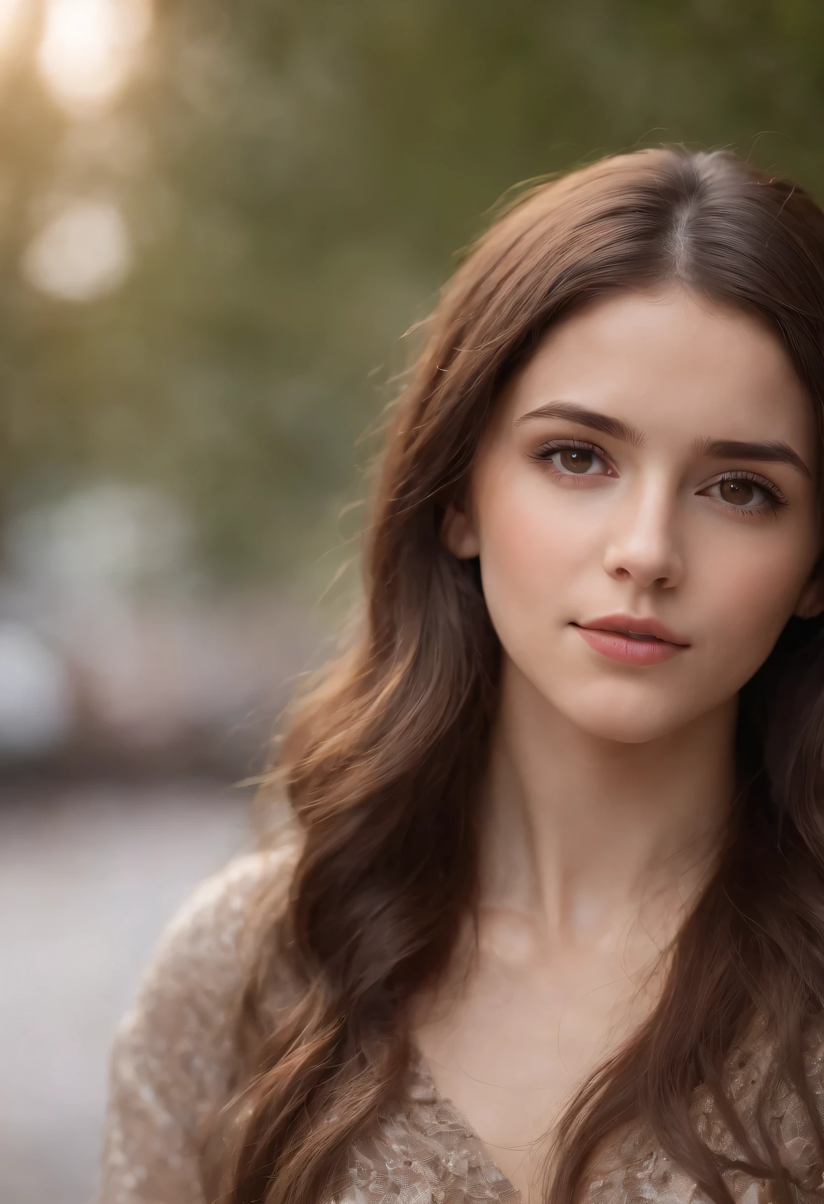 1girl, brunette, brown eyes, long hair, 
