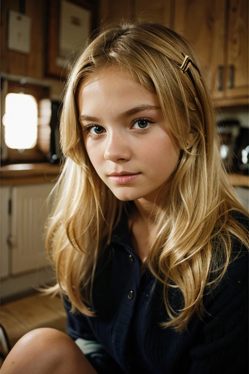 poor girl, country girl, , humble, crochet dress, fly away, brown eyes and blonde hair