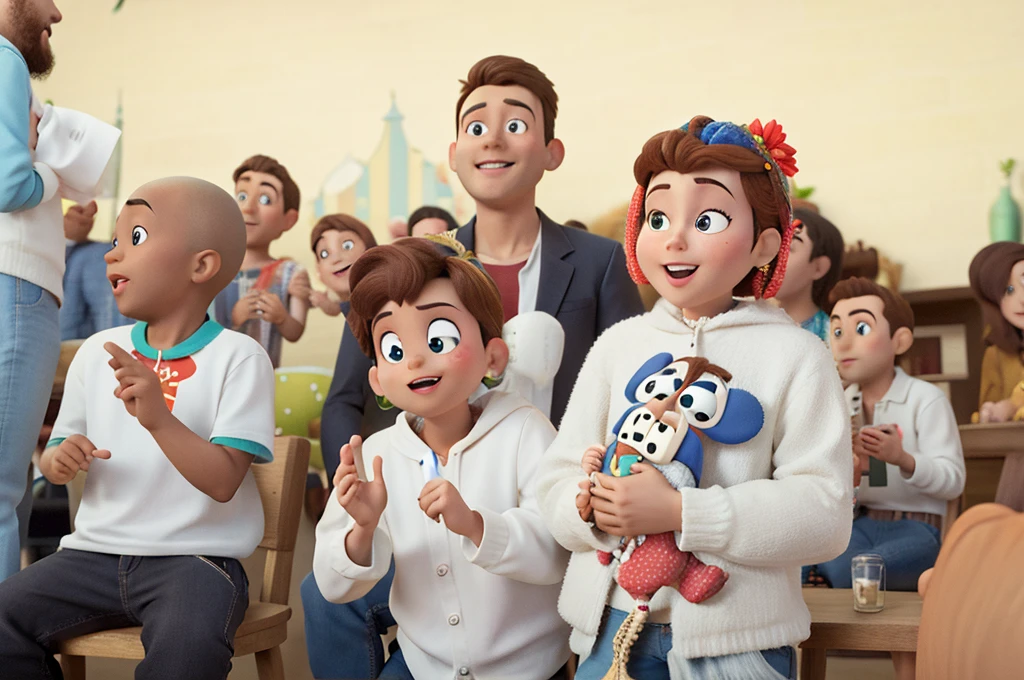 Estilo disney pixar alta qualidade