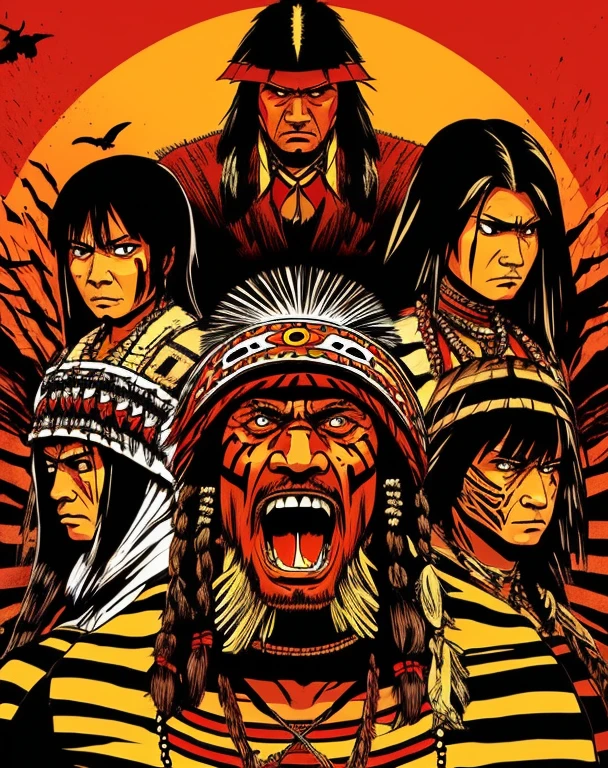 apache horror illustration