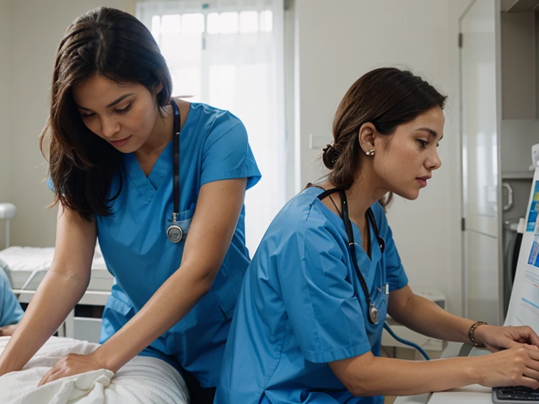 hospital, doctors, nurses, patients, hospital equipment