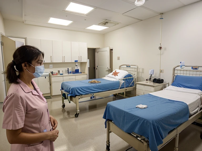 hospital, doctors, nurses, patients, sick, care, examination, hospital equipment, hospital staff