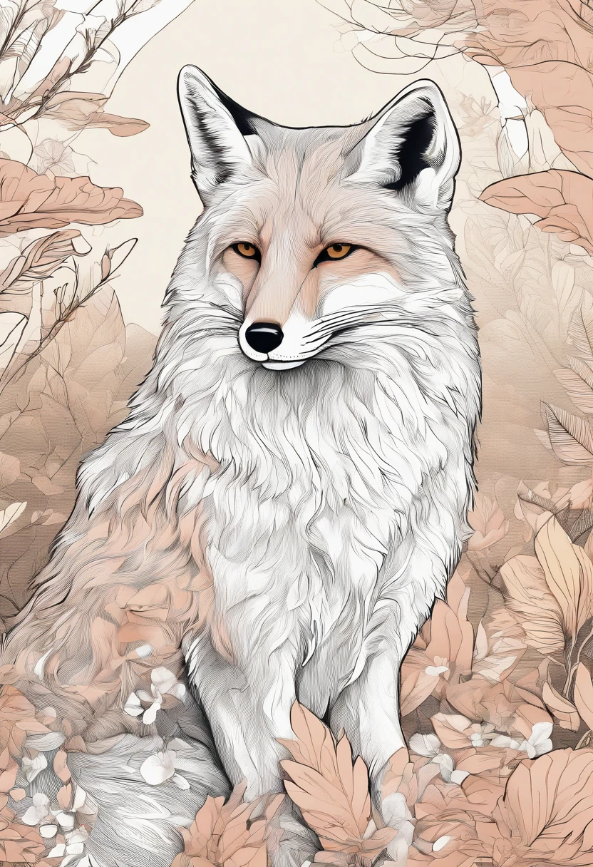 (best quality,4K,8 thousand,mackerel,masterpiece:1.2),very detailed,(realistic,photorealistic,photo-realistic:1.37),anthropomorphic femboy fox,illustration,soft and fluffy fur,slim and slim body,Expressive and intelligent eyes,Playful personality and mischievous smile,Dynamic and dynamic poses,Natural and lush garden environment,Warm golden sunlight shining through the trees,petals floating in the air,A gentle wind is shaking the leaves,The faint sound of birds chirping from afar,The color contrast between the fox fur and the flowers is striking.,Bright and vivid color palette with pastel tones,Soft, soft lighting that highlights the fox’s features.