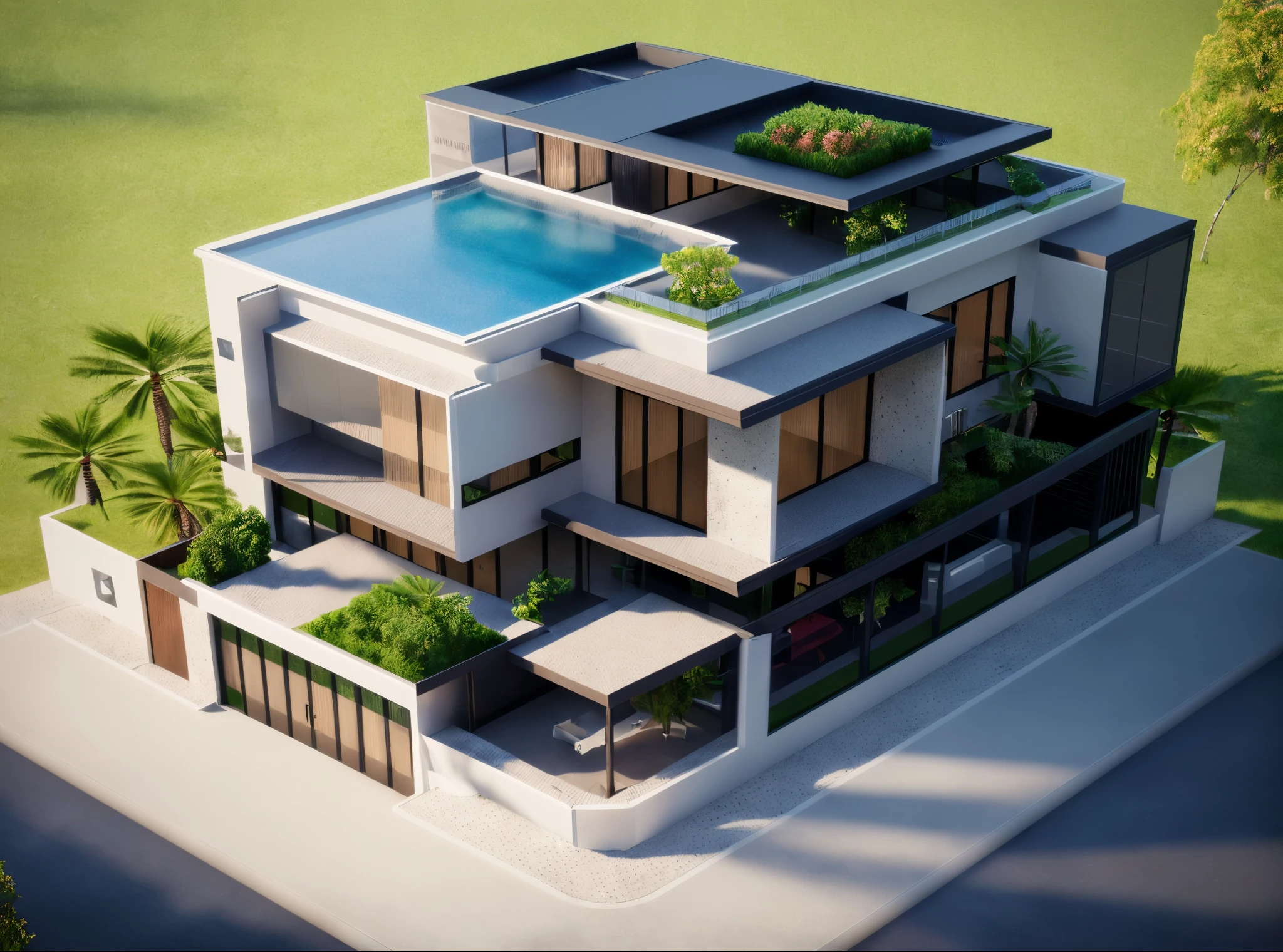 (RAW photo, real, best quality, masterpiece:1.2), (hyper realistic, photo-realistic:1.2), high quality, (daylight:1.2), perfect lighting, sunset shimering inviroment render, hyper detail, DAYLIGHT:1.4
morden town house, (((1 large road in front of house:1.4))), ((morden minimalist house:1.3))), steel modern gate, dynamic neon light,
