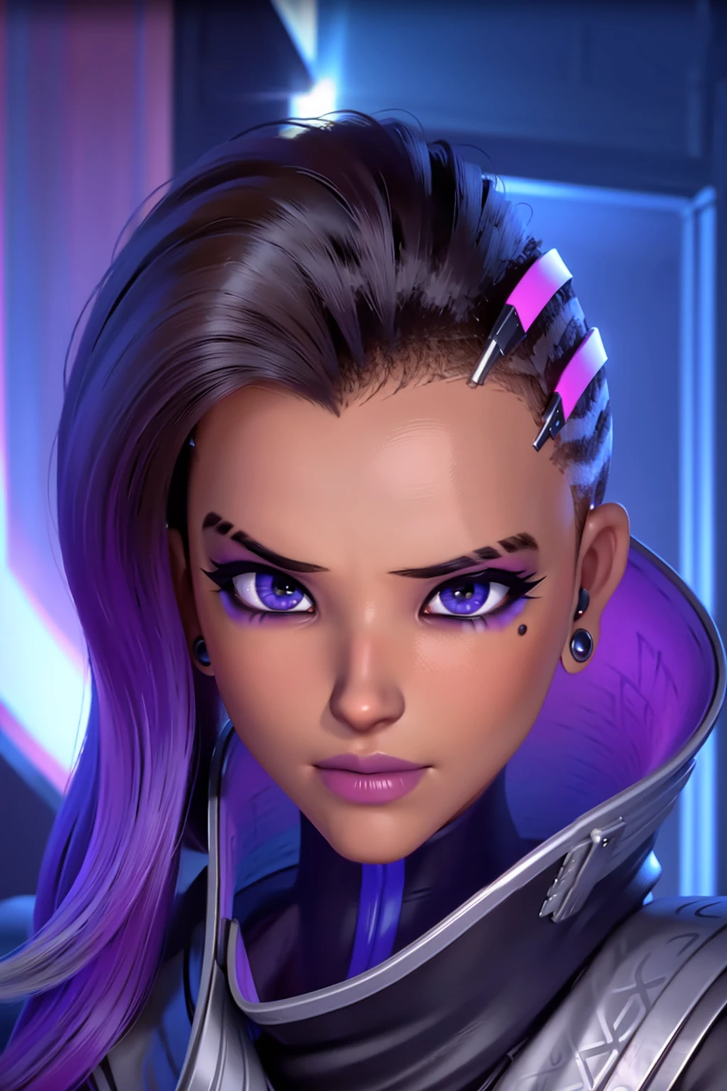 realistic, realism, photorealism, photo-realistic, high contrast, (photorealistic:1.4), 8k high definition detailed realistic, (best quality, masterpiece:1.2), NSFW,  photon mapping, radiosity, physically-based rendering, best quality, highly detailed, owsombra, full body, inside, coat, light in hand, holding light,