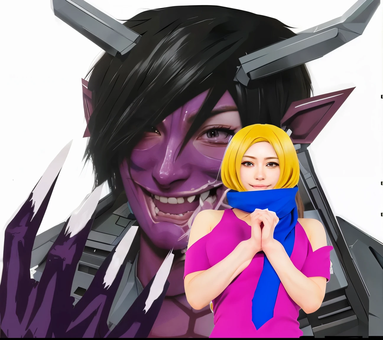 Enchance anime character to reality, Super realistic