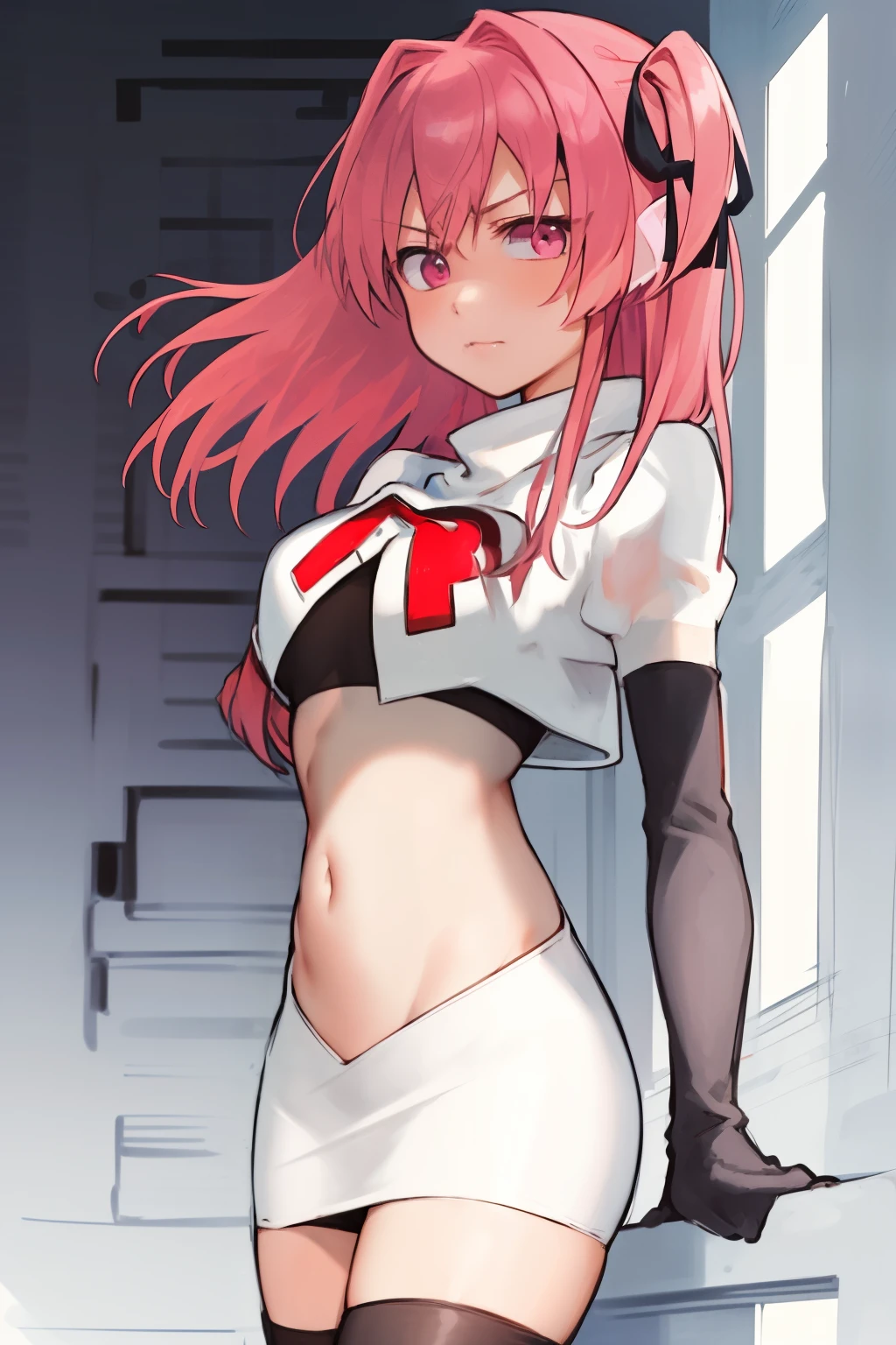 (highres), (absurdres), (best quality), (high quality), (masterpiece), 1girl, asuna, blue eyes, long hair, hair over one eye, very long hair, light pink hair, (medium breasts), beautiful black latex dress, looking at viewer, 8K HD RTX, (looking at viewer, standing at attention, cowboy shot), BRAKE (sweat:1.5), (steam:1.2), (masturbation:1.2), (girl trembling with sexual climax:1.1), (looking at viewer:1.3), (open mouth:1.2)