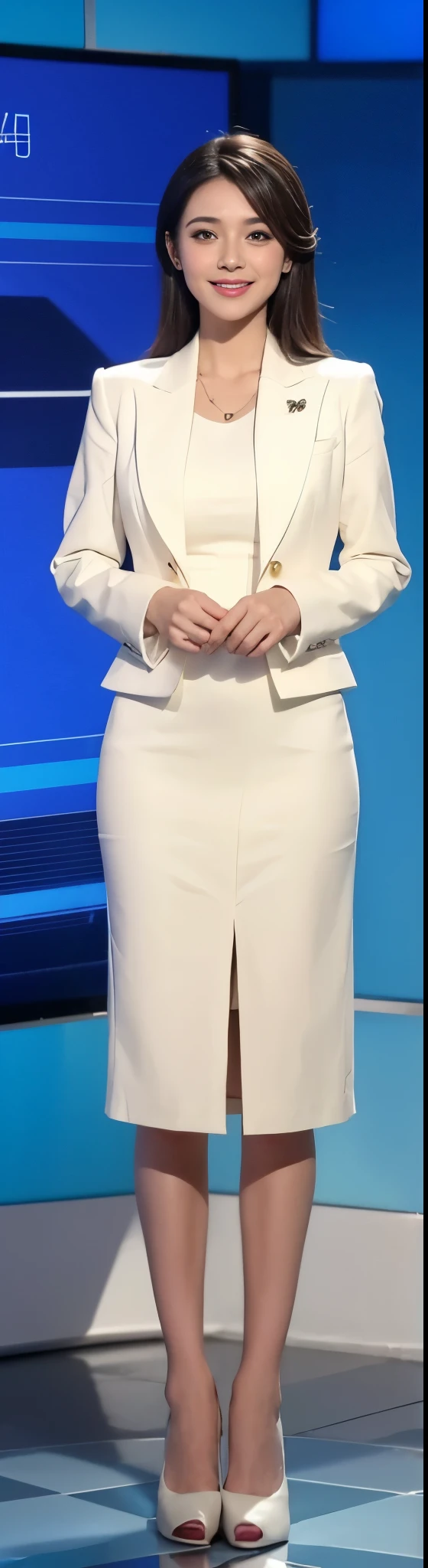 Gentle and lovely,news broadcast, Supporting people,news clips, Smile,news clips, News report, evening news program, television news, girl, news clips, high quality,High contrast,high definition