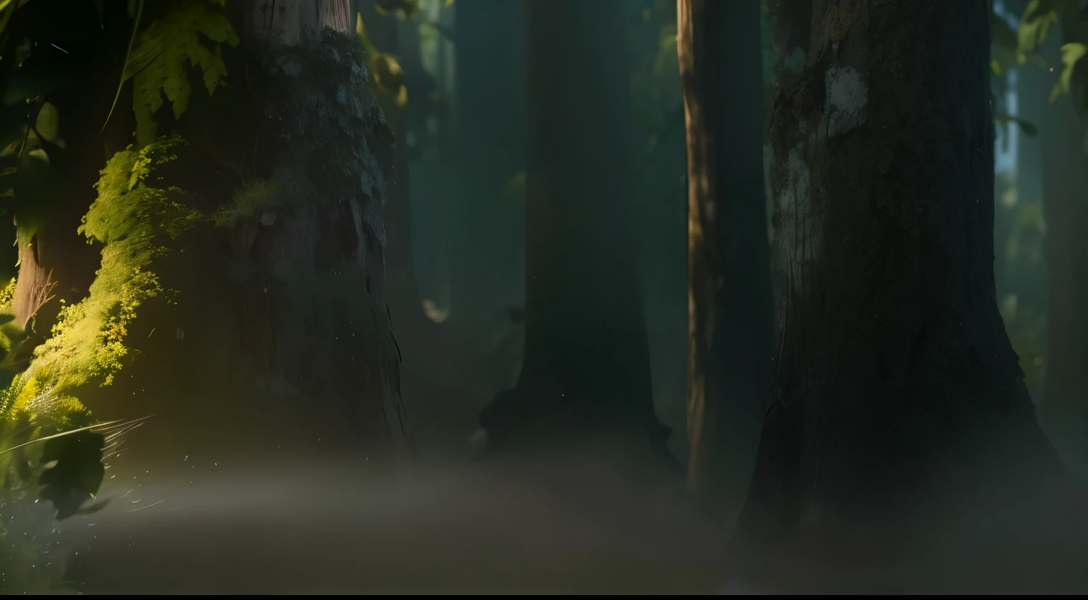 reality,forest,trees,Light,迷雾forest