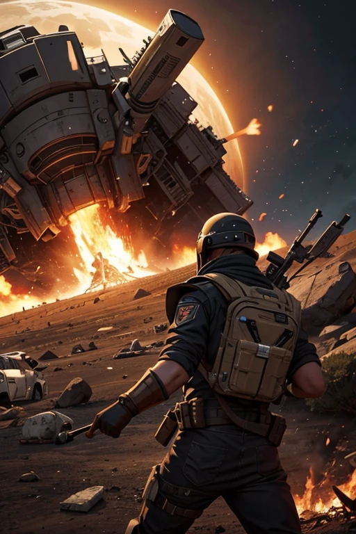 guerra no futuro destruicao a terra