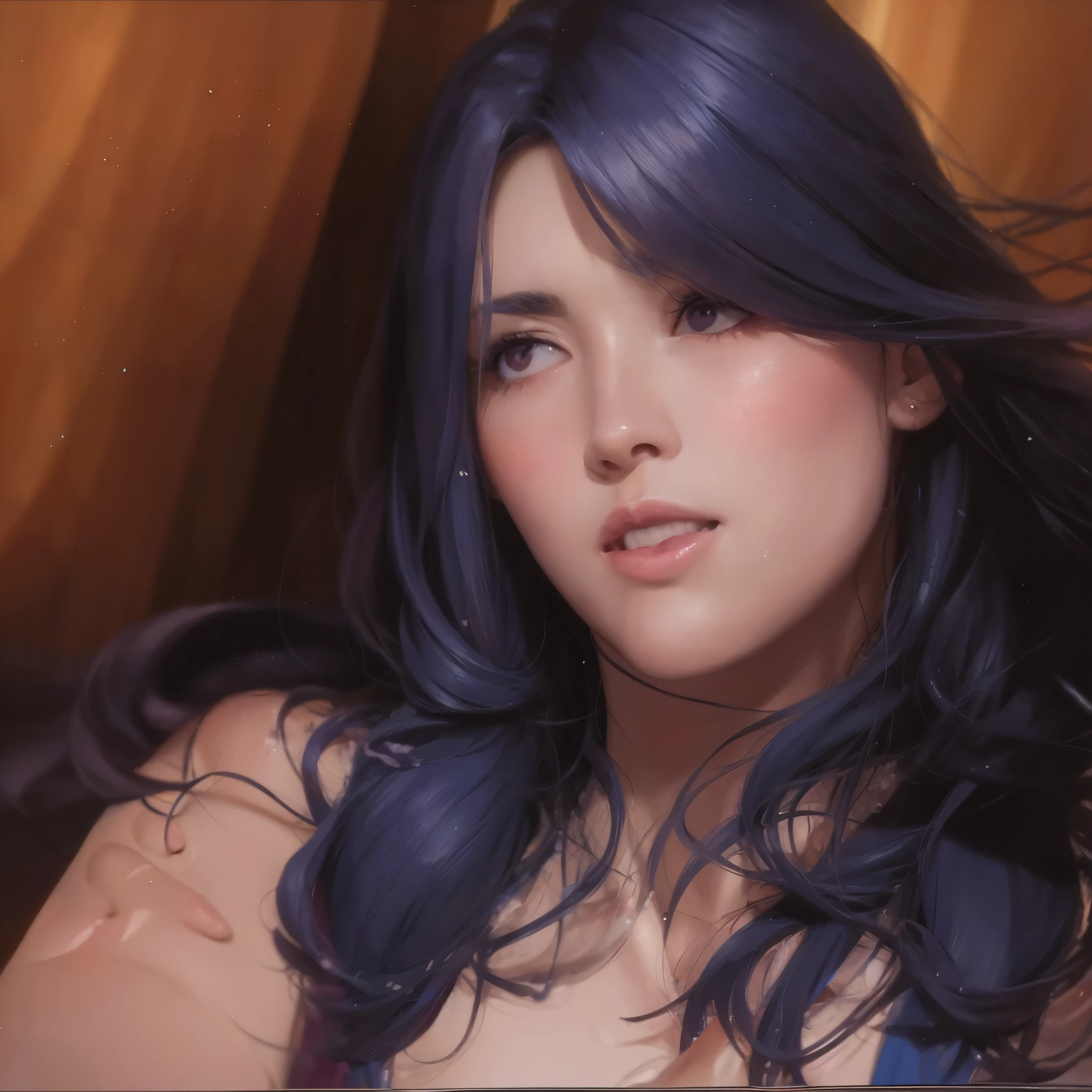Linda garota colorida: uma garota de 18 anos, Messy hair, oil painting, lindo rosto perfeito com pele macia, rosto perfeito, cores azul amarelo, additions in light purple and violet, light red additions, detalhes intrincados, tela inicial, 8k resolution, obra-prima , rosto bonito, pintura digital artstation suave muitoFluxo de tinta preta: 8k resolution obra-prima fotorrealista: pintura em guache fluido intrincadamente detalhada: por Jean Baptiste Mongue: caligrafia: acrylic: arte em aquarela, fotografia profissional, natural lighting, volumetric lighting maximalist photo illustration: por marton bobzert: , complexo, elegante, expansivo, Fantastic, cabelos ondulados, vibrante, detalhes de melhor qualidade, realista, High definition, textura de alta qualidade, epic lighting, still cinematic film, 8k, soft lighting, estilo anime, masterful playing card border, random colorful art , oil painting, cores azul amarelo, additions in light purple and violet, light red additions, detalhes intrincados, tela inicial, 8k resolution, obra-prima, pintura digital artstation suave muitoFluxo de tinta preta: obra-prima fotorrealista de 8k resolution: pintura em guache fluido intrincadamente detalhada: por Jean Baptiste Mongue: caligrafia: acrylic: aquarela, fotografia profissional, natural lighting, volumetric lighting maximalist photo illustration: de marton bobzert:, complexo, elegante, expansivo, Fantastic, vibrante