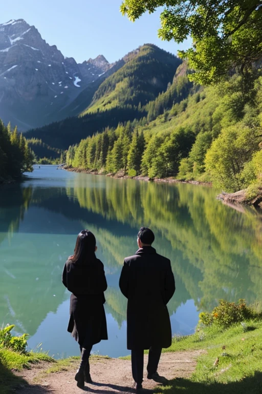 Dignified people and spectacular scenery