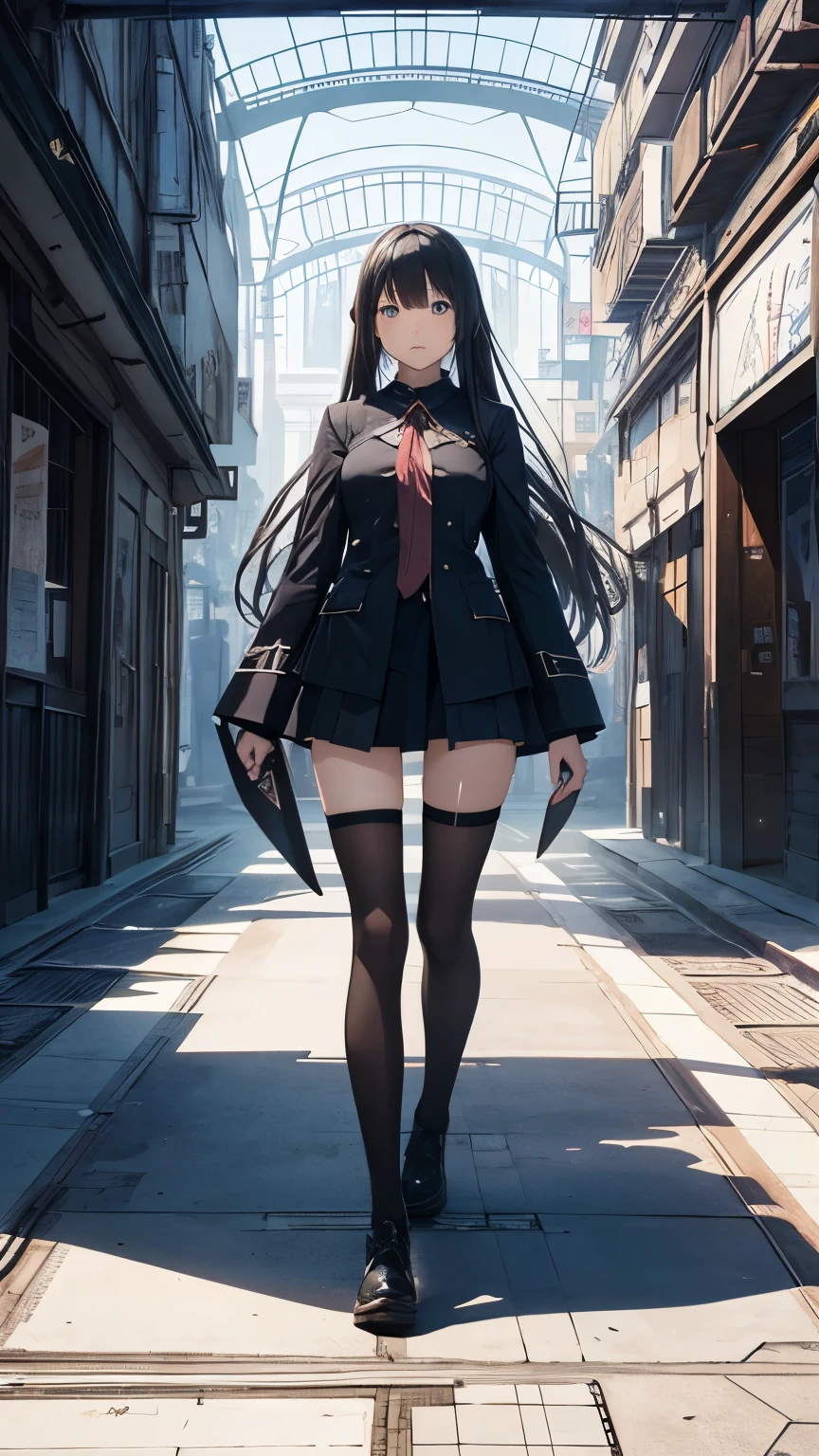 Aya Nakahara, Vladimir Tatlin, Surreal, mysterious, strange, fantastical, fantasy, Sci-fi, Japanese anime, paradise blueprint, blueprint, miniskirt beautiful girl, perfect voluminous body, perspective view, cross-sectional view, perspective, architectural drawing, detailed masterpiece perspectives angles