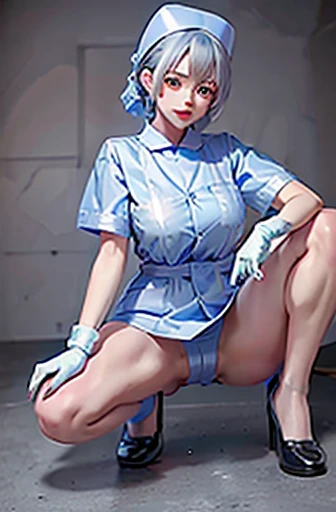 nurse uniform,hospital, latex nurse suit,nurses,busty,elbow gloves,labcoat,silverhair woman,blue eyes , gigantic boobs ,medical instruments,asian nurse,two nurses,speculum,examination room,oversize boobs, ,big ass ,strap on, lay on table ,legs spreaded,giving birth,gyno chair , dentist,Milf,