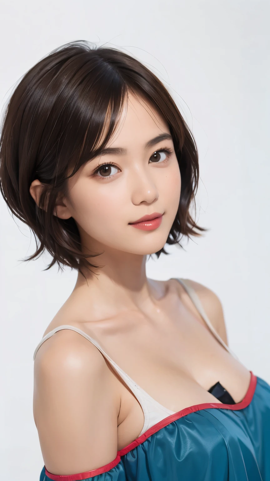 143
(20 year old woman), (surreal), (High level image quality), ((beautiful hairstyle 46)), ((short hair:1.46)), (gentle smile), (breasted:1.1), (lipstick)