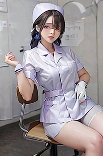 nurse uniform,hospital, latex nurse suit,nurses,busty,elbow gloves,labcoat,silverhair woman,blue eyes , gigantic boobs ,medical instruments,asian nurse,two nurses,speculum,examination room,oversize boobs, ,big ass ,strap on, lay on table ,legs spreaded,giving birth,gyno chair , dentist,Milf,