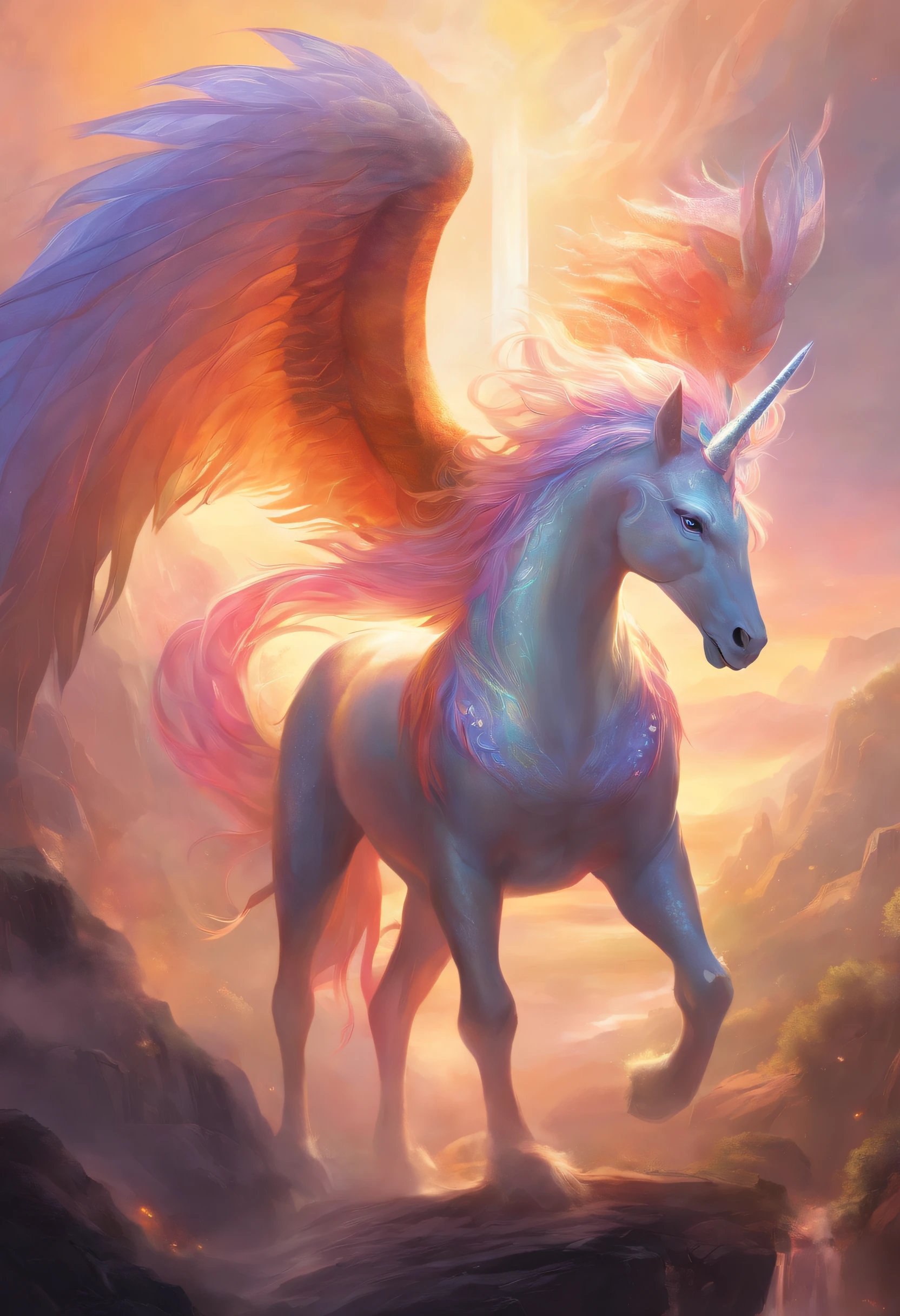 A creature like a unicorn,Like a dragon,Like a phoenix,Like a turtle