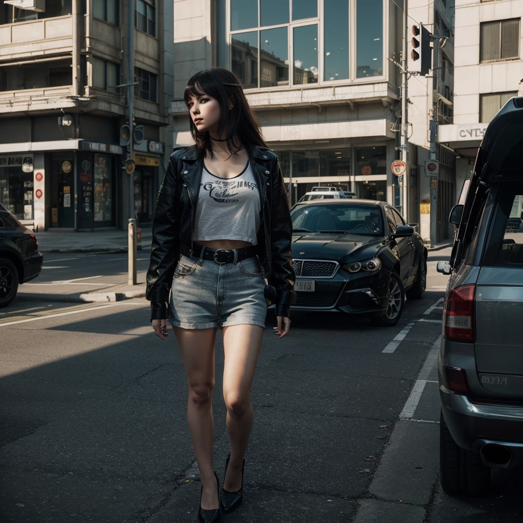Copy
(extremely detaild的 CG unified 8k wallpapers),(tmasterpiece), (Best quality), (ultra - detailed), (Best Best Illustration),(The best shadow), (Sharp eyeliner, eye shadows, 詳細な目:1.1),GTA STYLE,Grand Theft Auto ,heroineashion accessor、shotgun、The Car,The city streets of the future,shadows and highlights,hight contrast,crime and danger、Tension and suspense、Reflections on the avant-garde and the low ebb、Shady、retro artstyle、evocative composition。
INFO