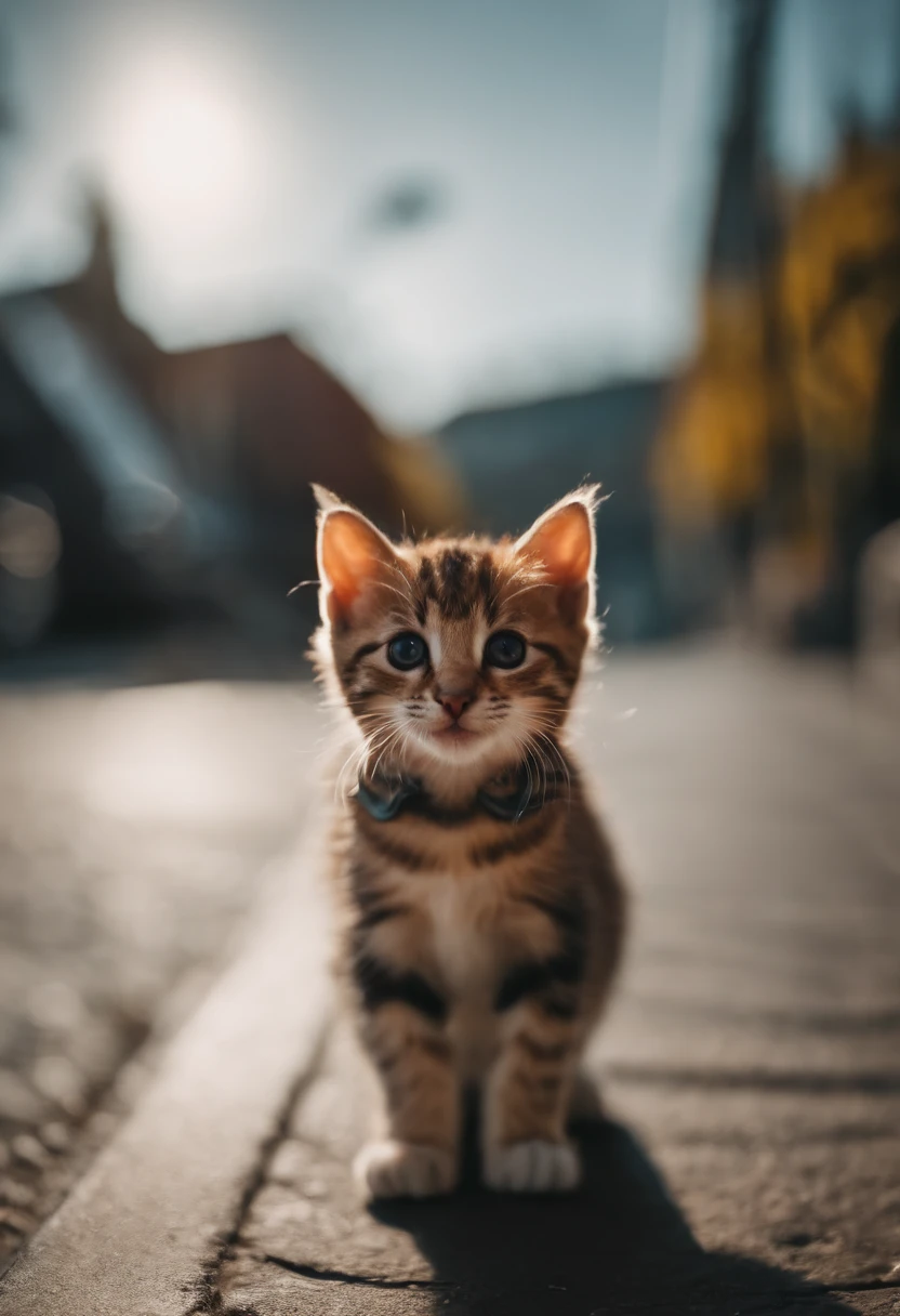 I have two little kittens, a cute little cat, cute kittens, Cutest, Incredibly cute, Adorable and cute, And cute and lovely. They are walking down the street with backpacks, Walking together, commute, Proudly walk down the street, And the cat  walking. They are cute in the style of 🍂 and 🍁, Adorable and cute, Cute and adorable, oh, nice and cute. They are known as real-life Tom and Jerry.