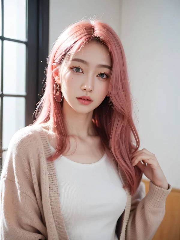 PINK HAIR. PINK HAIR. PINK HAIR. PINK HAIR. PINK HAIR. Long Pink Wavy Hair !!!