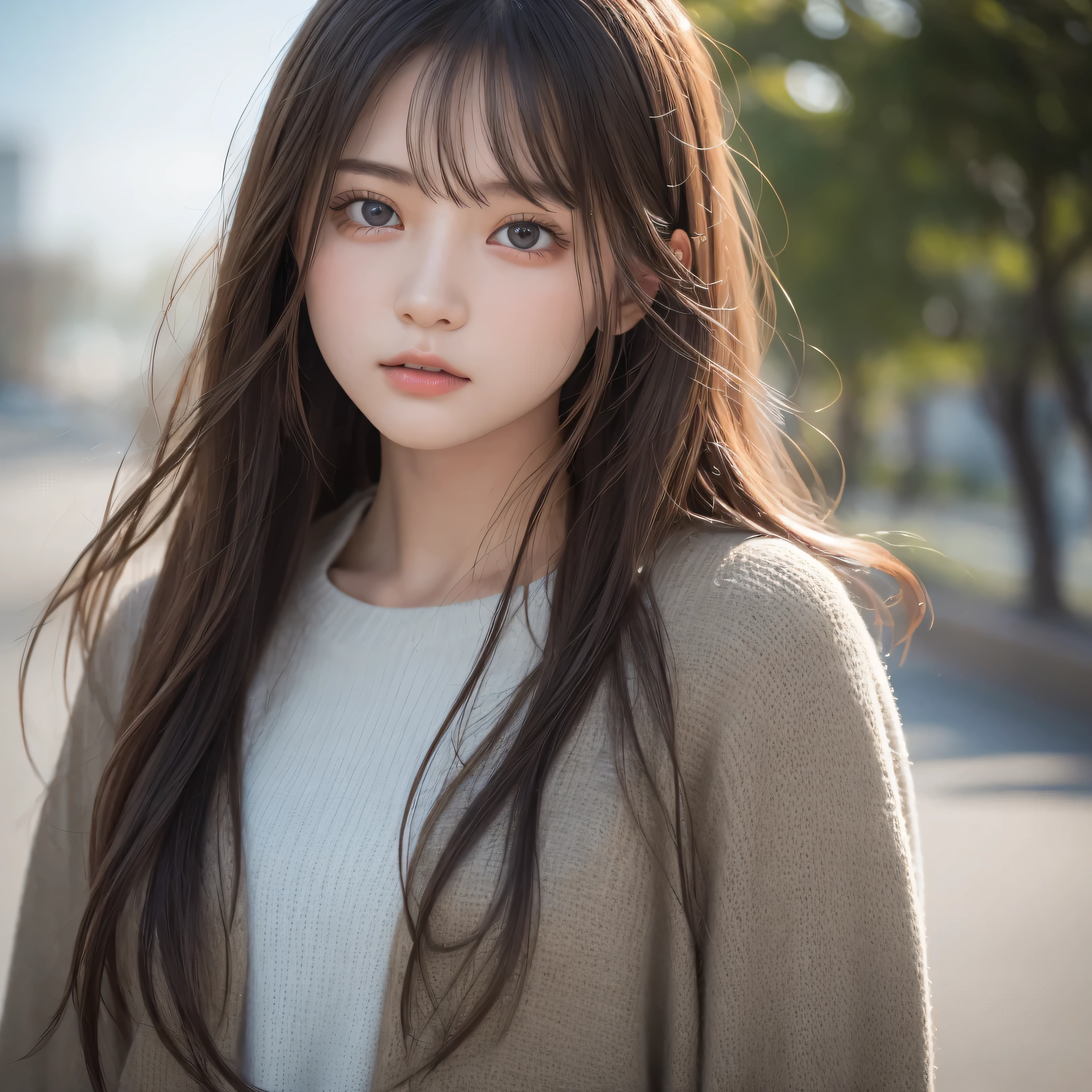 8k、RAW photo、highest quality、highly detailed pictures、Life-size、Attention to detail on the slim body、eye for extreme detail、super detail face、super detail hair、((1 girl))
