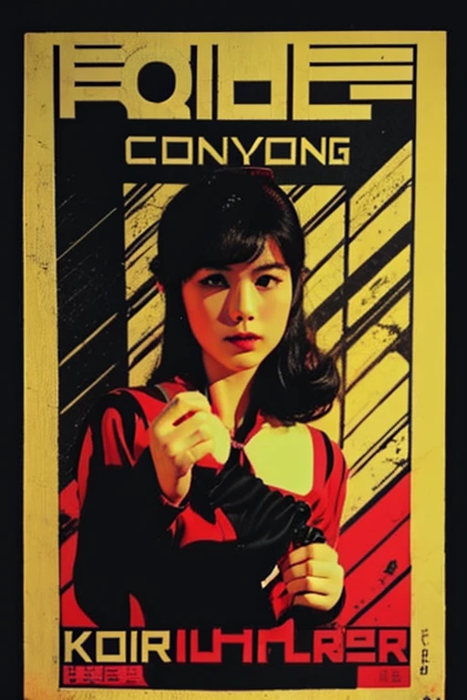 Hong Kong style retro poster