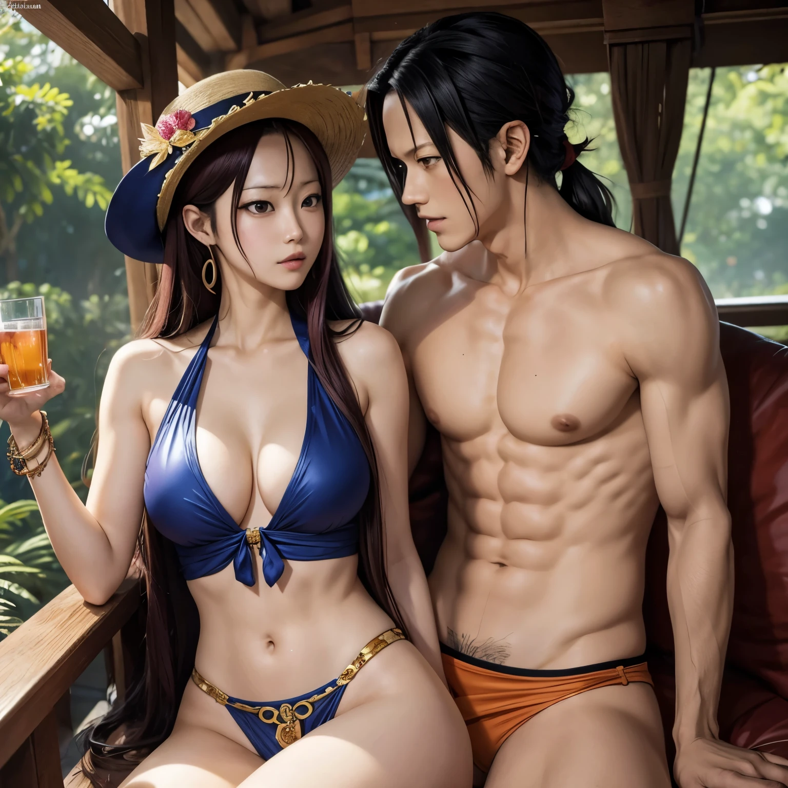 One piece, anime, Boa Hancock, nsfw, beautiful, sexy