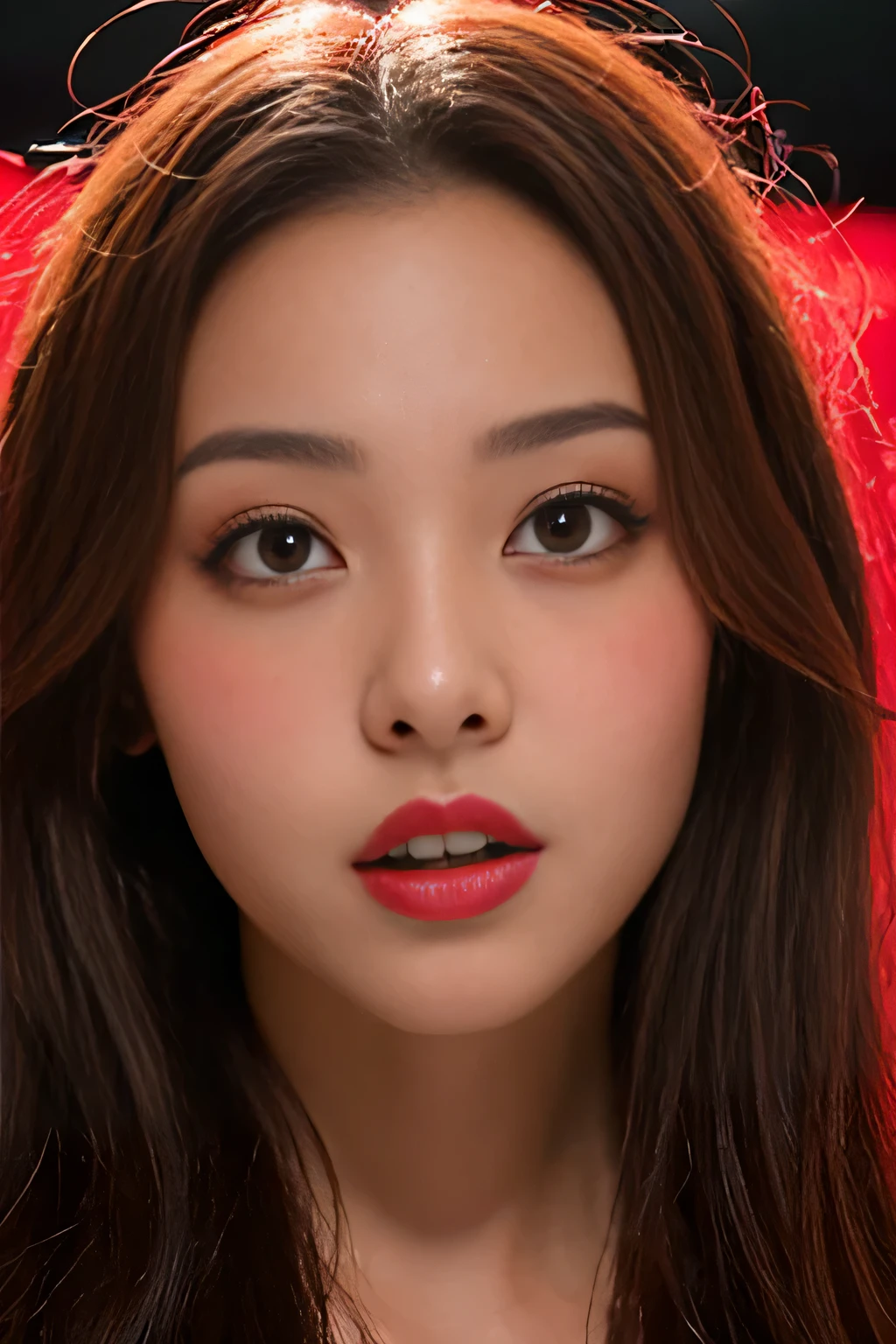 A perfect beautiful girl living in hell