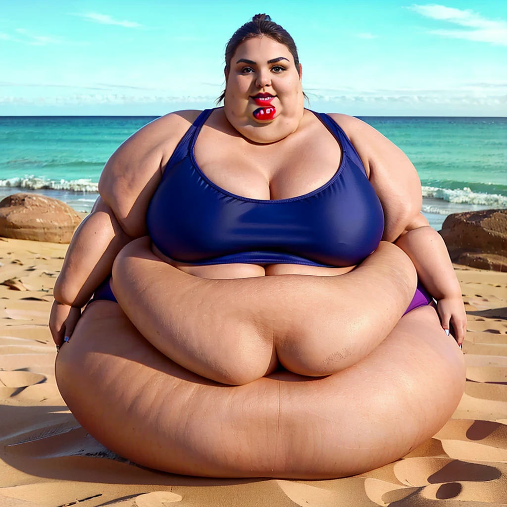 Extremely ultra morbidly obese fat body - Victoria Justice -Extremely ultra morbidly obese very round fat belly-Extremely ultra morbidly obese fat face-Extremely ultra morbidly obese fat arms-Extremely ultra morbidly obese fat legs-Extremely ultra Morbidly obese fat hands-Extremely ultra morbidly obese Feets-Beach-Gigantic enormous round belly-red Baywatch swimsuit