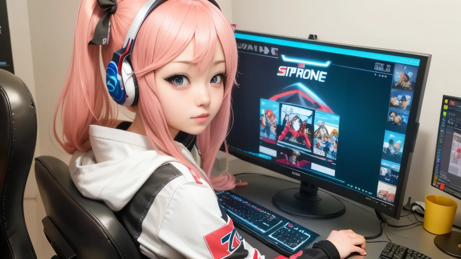 E-Sports Champion anime girl