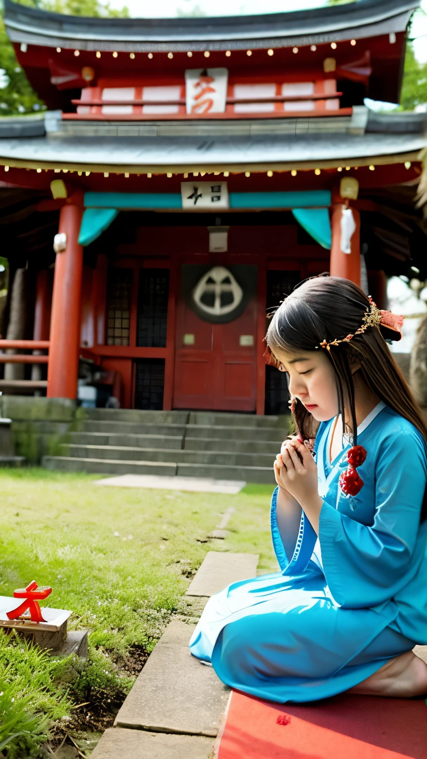 Lucky shrine wish come true divination