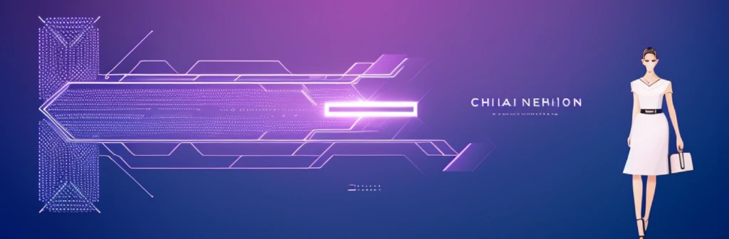 Create a visually compelling banner for ChicMind AI Lookbook that captures the essence of fashion sophistication and AI innovation. Consider a layout that showcases a seamless blend of chic fashion elements and technological motifs. Incorporate an elegant, stylized representation of a fashion-forward individual, perhaps in silhouette or an abstract form, adorned with chic attire or accessories. Integrate subtle yet discernible AI-inspired visuals like circuitry patterns, futuristic lines, or neural network imagery into the backdrop or elements of the banner. Utilize a harmonious color scheme that marries trendy fashion tones with modern, tech-savvy hues, fostering an atmosphere of contemporary elegance and innovation. The banner should convey a sense of fashion expertise powered by cutting-edge AI technology, inviting viewers into a realm of style and sophistication.