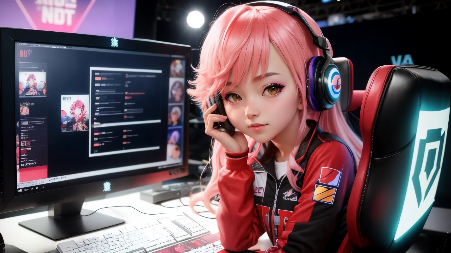 E-Sports Champion anime girl