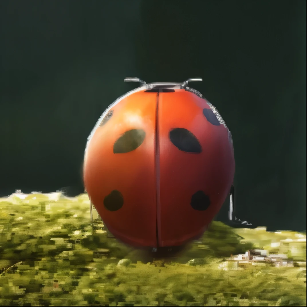 reality，ladybug back view，8k