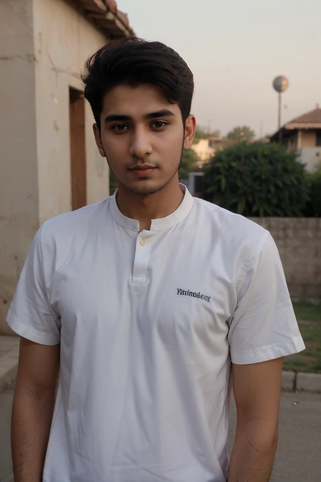 Smart and cute Pakistani boy 25 year old realistic