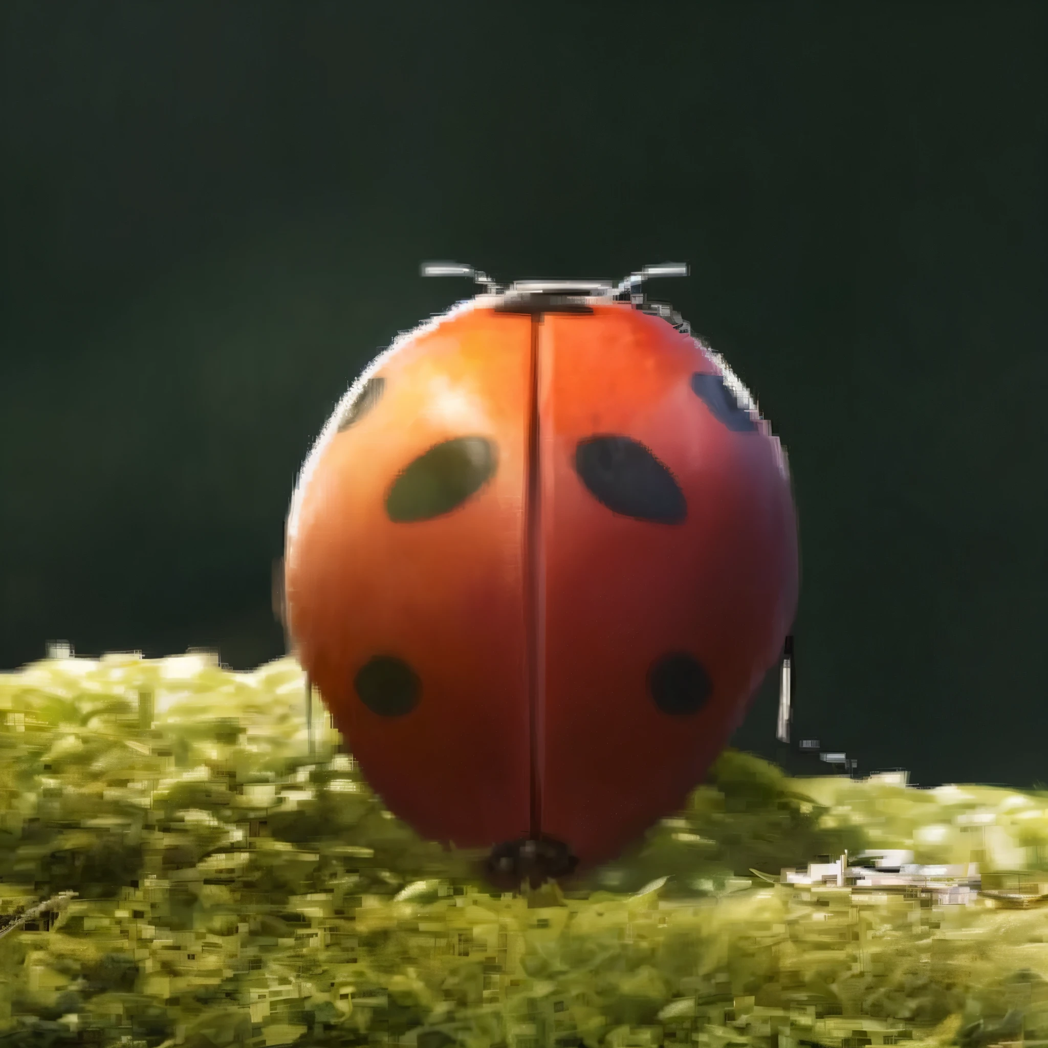 reality，ladybug back view，8k