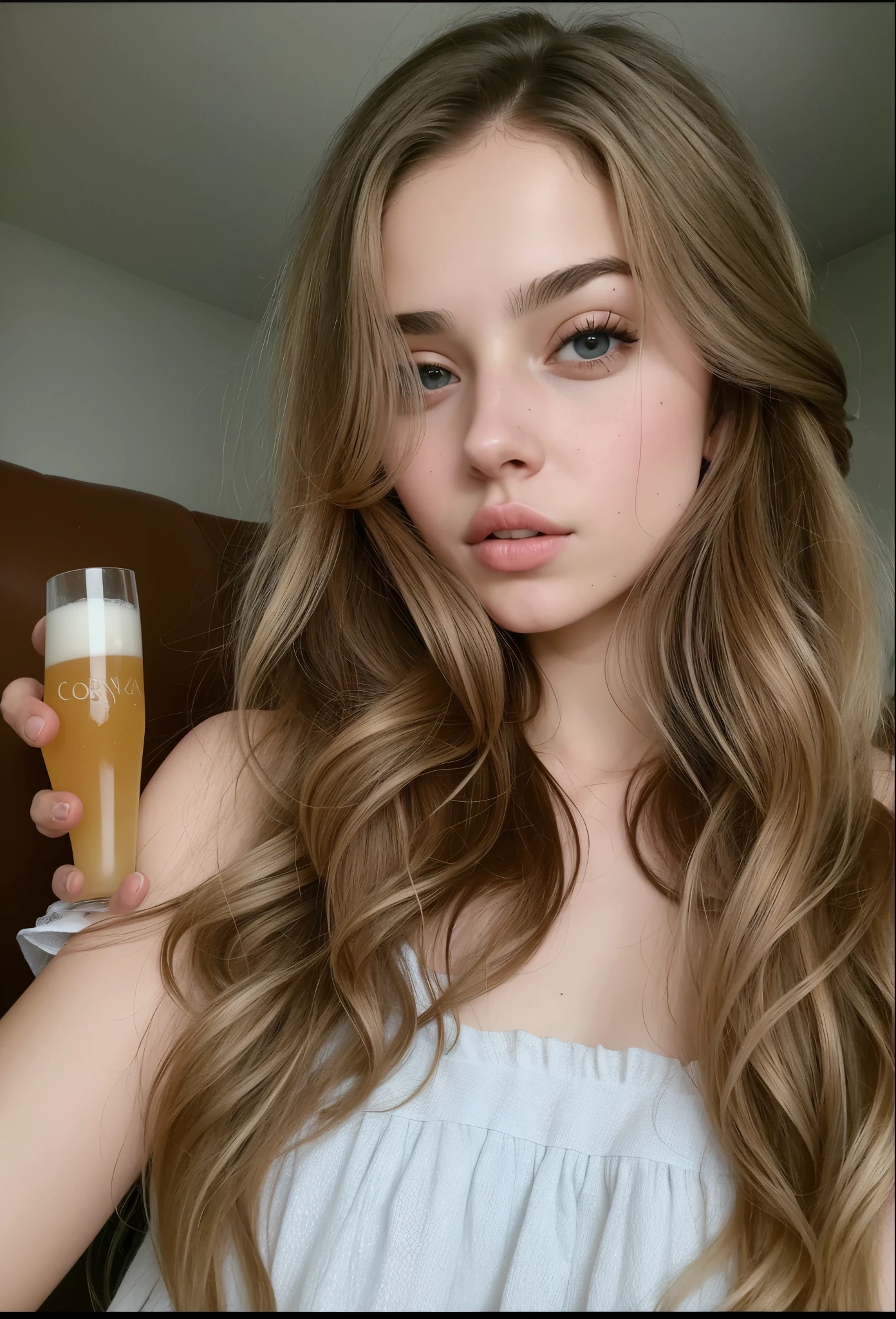 mulher arafada com longos cabelos castanhos e uma blusa cinza, Retrato de Sophie Mudd, cerveja madison, Angelina Stroganova, Anastasia Ovchinnikova, dasha taran, long flowing brown hair, menina com cabelo castanho, soft devil queen cerveja madison, Yulia Gorokhova, Anna Nikonova aka Newmilky, cerveja madison girl portrait, Julia Sardenha