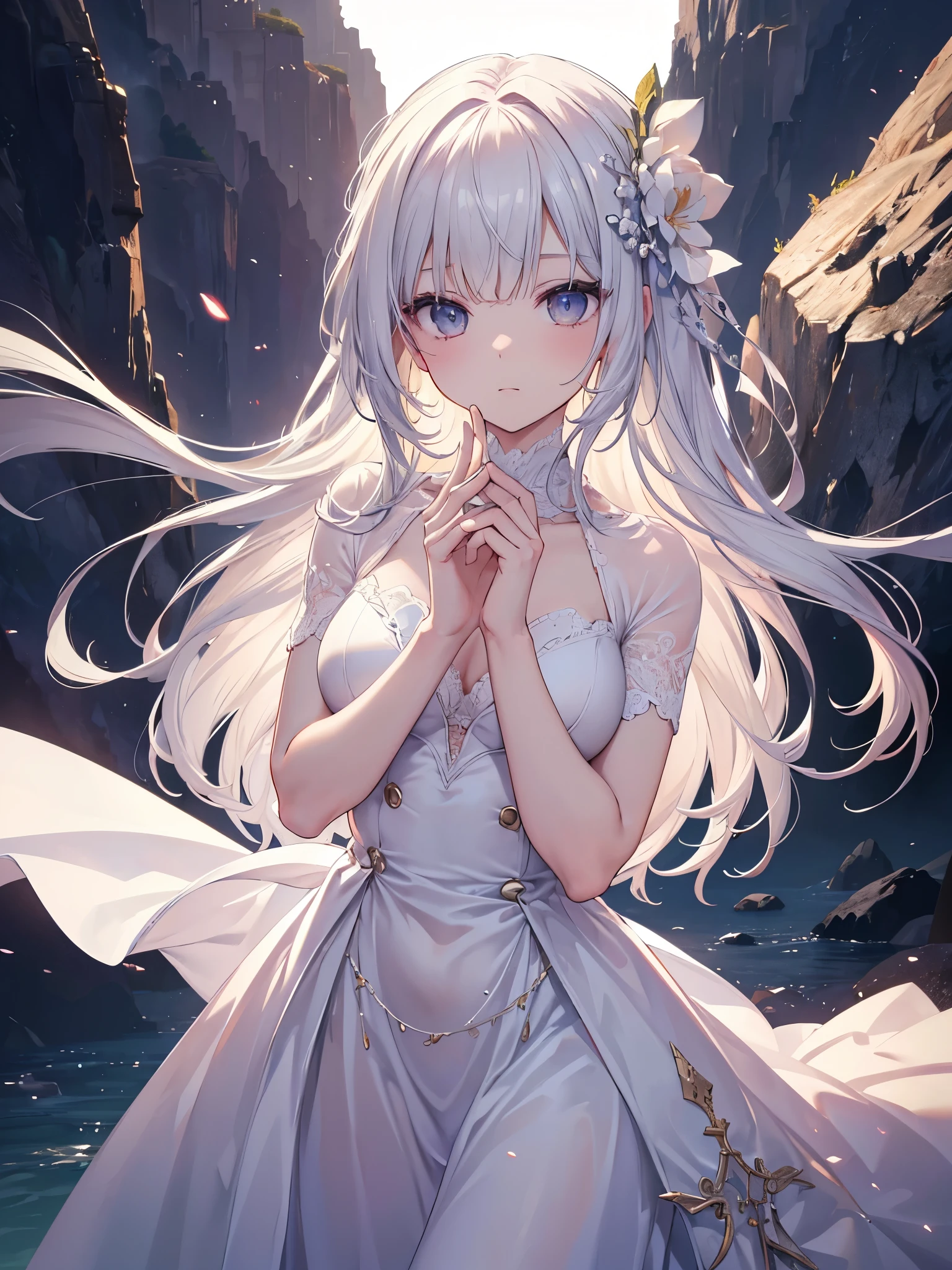 (actual:1.5),(original photo:1.4), (lifelike:1.3),(masterpiece), best quality, best quality, Extremely detailed CG unified 8k wallpaper, Detailed and complex, The original,high resolution, [:(Detailed face:1.2):0.2],film grain, XT3, (High detail skin:0.9), 8k,(ulzzang-6500:0.9), balcony, Rock shows!!, faint smile, split, Detailed gradient background, whole body, Sunlight,slim,Very beautiful dress,beautiful hand shape, whole body