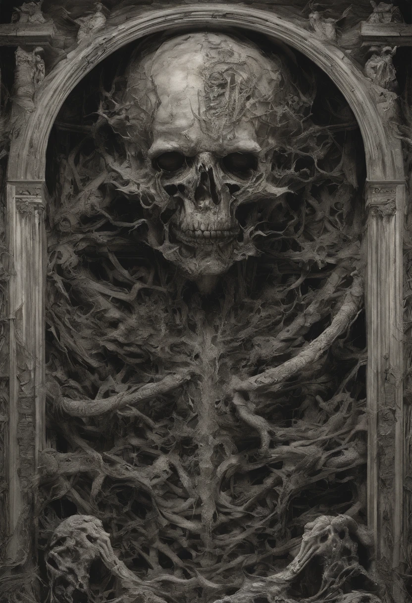 demons, maze of heaven by style of Guillermo del Toro, Adrian Donoghue, Alberto Seveso, Anna Dittmann, Arthur Rackham, Giger, centered,, highly detailed, extremely detailed, delicate detail, crisp quality, ultra realistic, hyperrealistic, award jenny saville, edward hopper, surrealism, dark art by james jean, takato yamamoto,