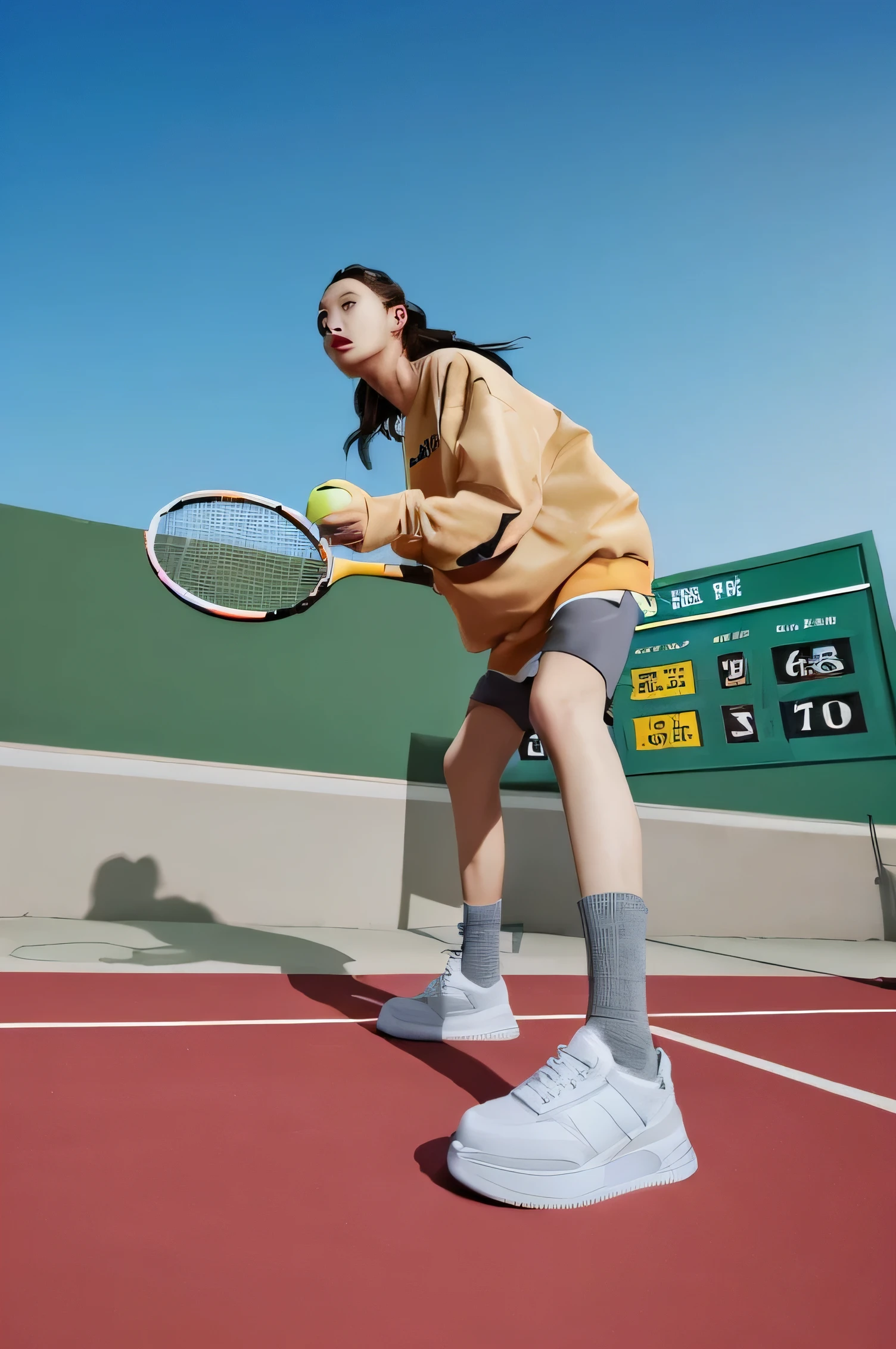 sports style clothes,Pants,Shoes become sneakers
