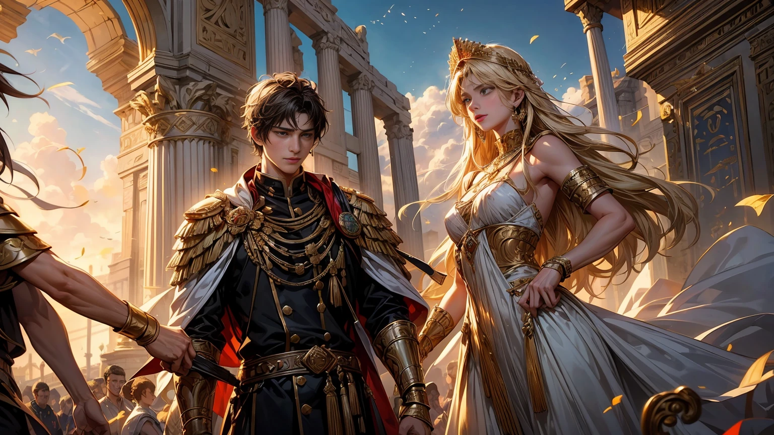 anime. Constantine the Great. Destined to become Emperor of Rome. A boy's growth story. He is a dangerous young man who is friendly and gentle in his daily life, but becomes ruthless and ruthless when necessary. Like a lion. A man who has had an immeasurable impact not only on the Roman Empire, but on the rest of the world. Days of military training, academic education, and field practice in the Roman Eastern Empire. The training and trials of the elders. power struggle. friendship. adventure. His complicated relationship with his father. A mother to protect. Pure love with a pretty and adorable girl who must be protected. Fresh youth. Battle between Germania and Persia. Recapture of Alexandria, Egypt. lyrical. Dramatic. Heartful. Romantic. Real. masterpiece. Super high quality. Ultra high definition. Divine work. A Hollywood historical masterpiece. Drama. Luxurious. Majestic. magnificent. delicate. detail. Elaborate. passion. Cold-hearted. Epic romance.